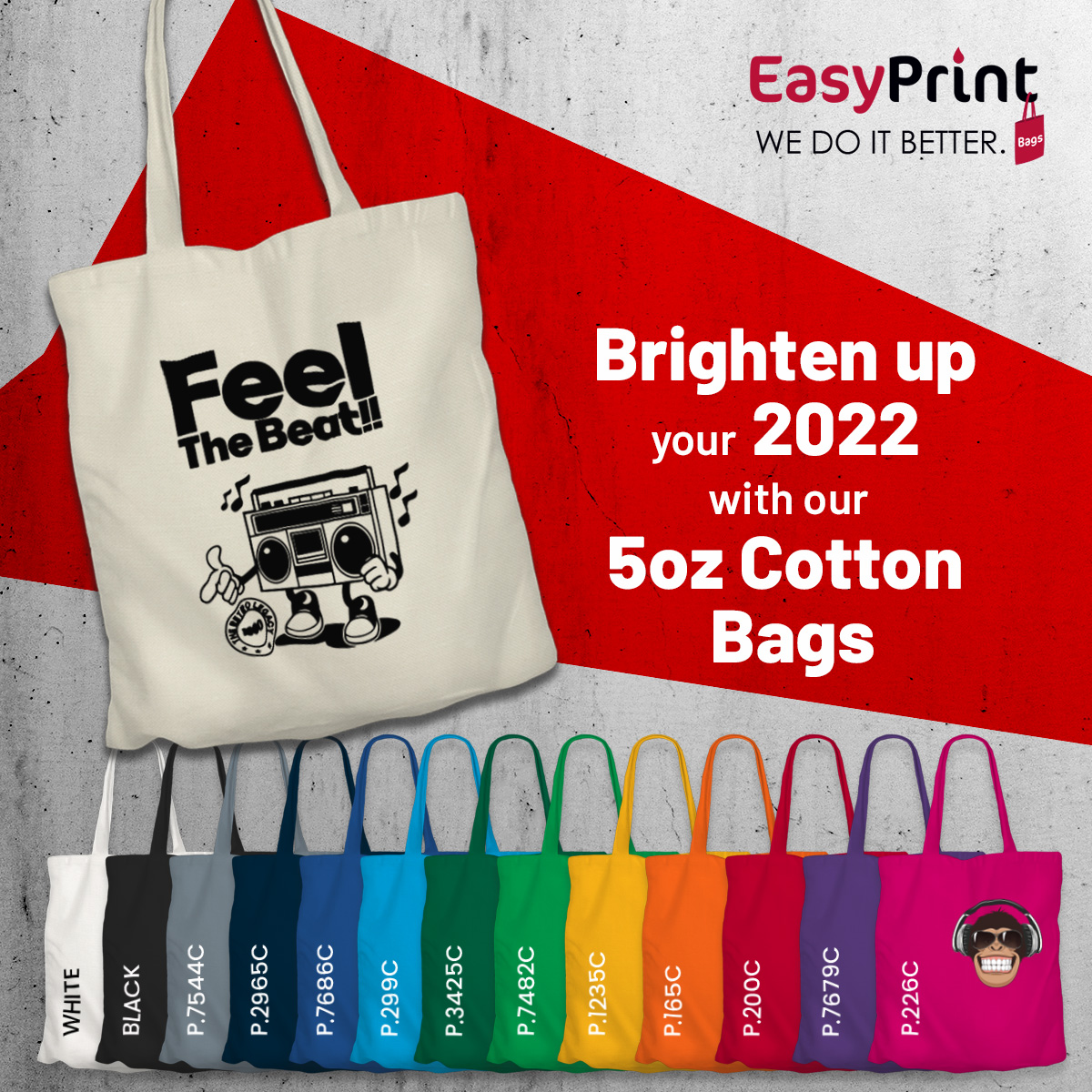 5oz coloured bags promotion